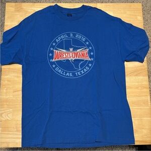 Wrestlemania Dallas Texas Graphic Unisex T-Shirt - Blue